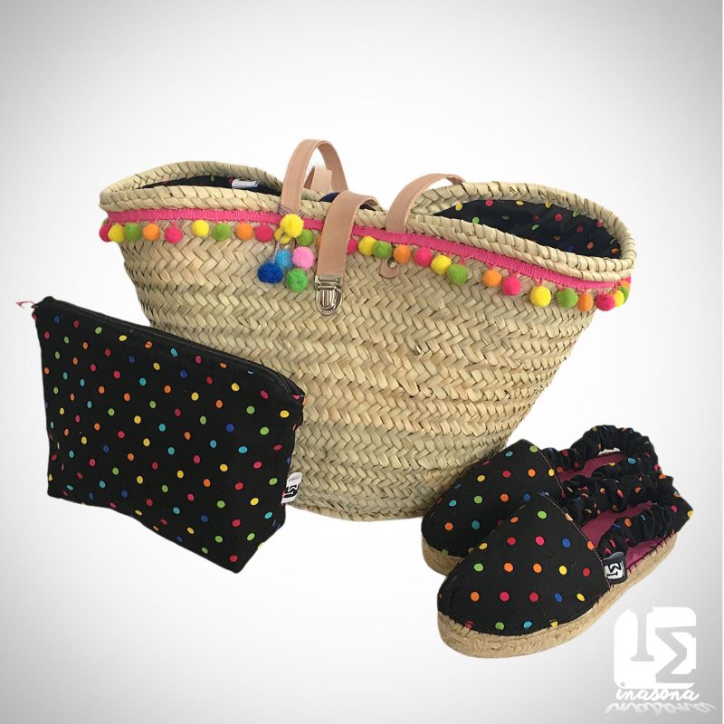 Neceser De Tamaño Mediano De Tela Estampado Strang